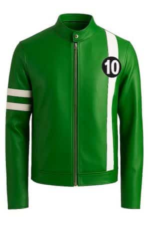 Ben10 Green Leather jacket