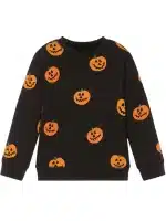 Black Pumpkin Printed Sweatshirt