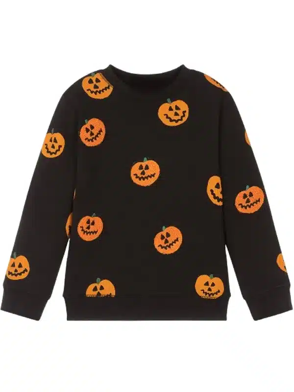 Black Pumpkin Printed Sweatshirt 01 Black Pumpkin Printed Sweatshirt