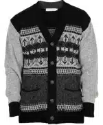 Classic Geometric Aztec Pattern Knitted Cardigan