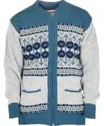 Classic Geometric Aztec Pattern Knitted Cardigan
