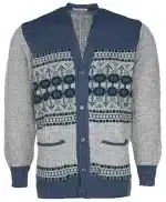 Classic Geometric Aztec Pattern Knitted Cardigan