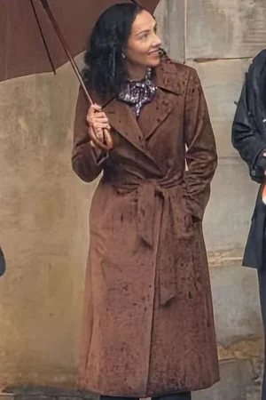 Jessica Grundle Clayface Brown Coat