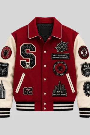 Marvel Spider Man Brand New Varsity Jacket