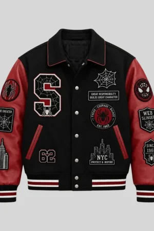 Marvel Spider Man Brand New Varsity Jacket