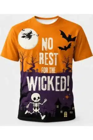 No Rest For The Wicked Halloween 2026 T-Shirt
