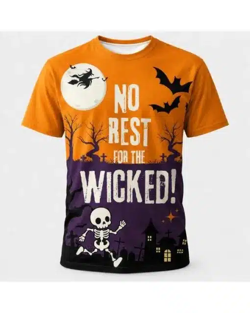 No Rest For The Wicked Halloween 2026 T-Shirt 01 No Rest For The Wicked Halloween 2026 T-Shirt