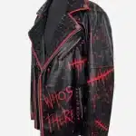 Scream Punk Style Leather Studded Jacket