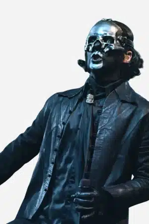 Ghost Band Papa V Inspired Black Leather Jacket