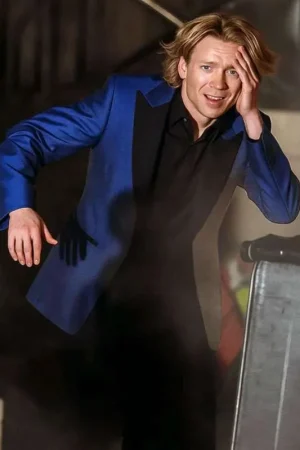 Tom Rhys Harries Clayface Blue Blazer