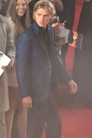 Tom Rhys Harries Clayface Blue Blazer