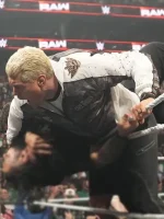 WWE Raw Cody Rhodes Camo Veterans Day Jacket